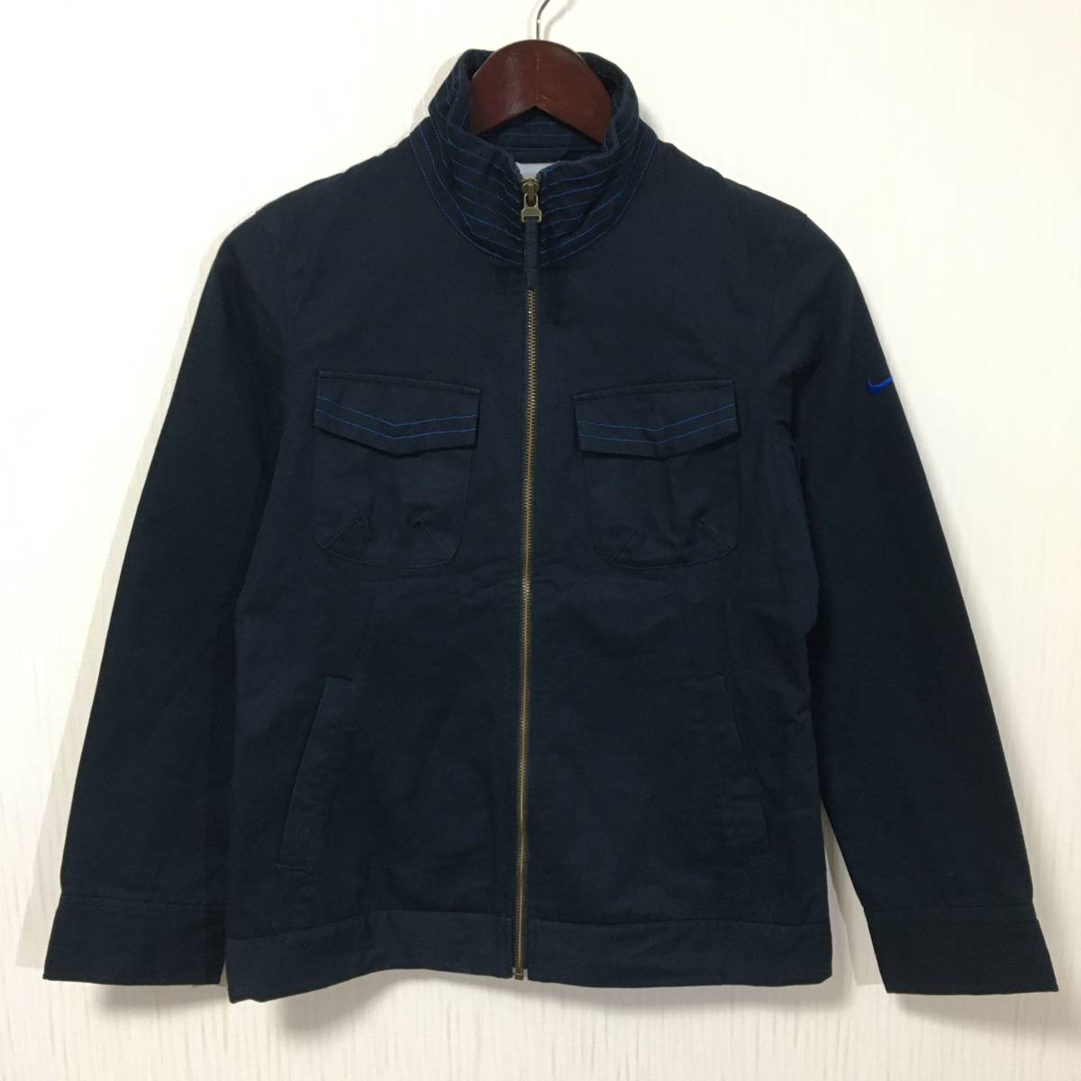 ☆良品☆ NIKE ナイキ ワークジャケット ブルゾン 濃紺/ネイビー 