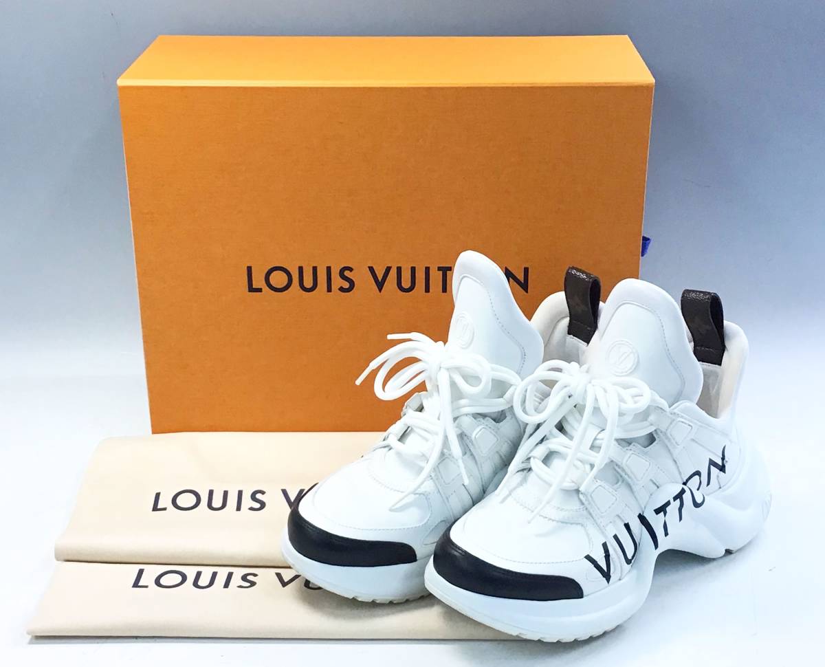 使用数回 Louis Vuitton lvアークライトラインスニーカー サイズ 37.5 