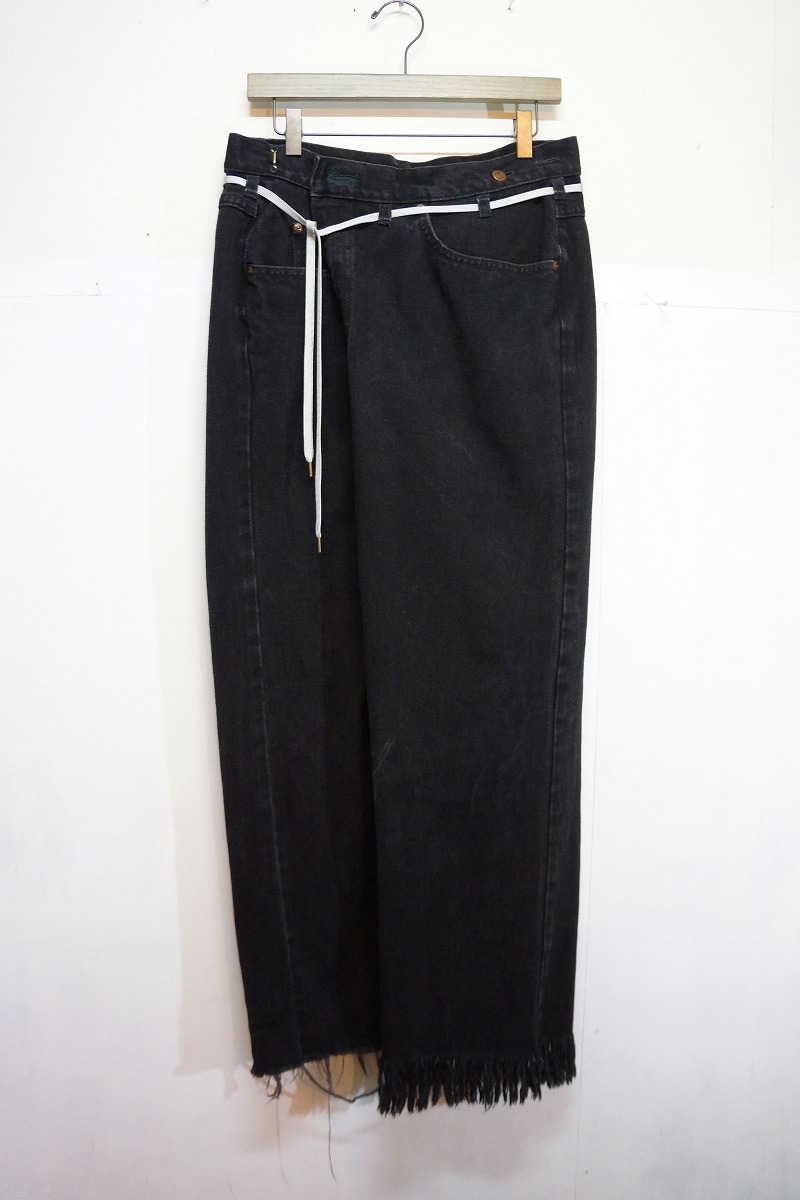 美品 20AW MAISON EUREKA メゾン エウレカ VINTAGE REWORK BIGGY PANTS  