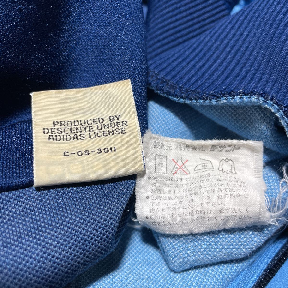 美品 70s adidas アディダス デサント ジャージ トラック トップ 