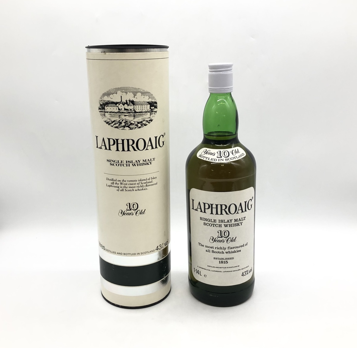 10年 ラフロイグ - LAPHROAIG 古酒☆ラフロイグ ☆旧⁄オールドボトル 