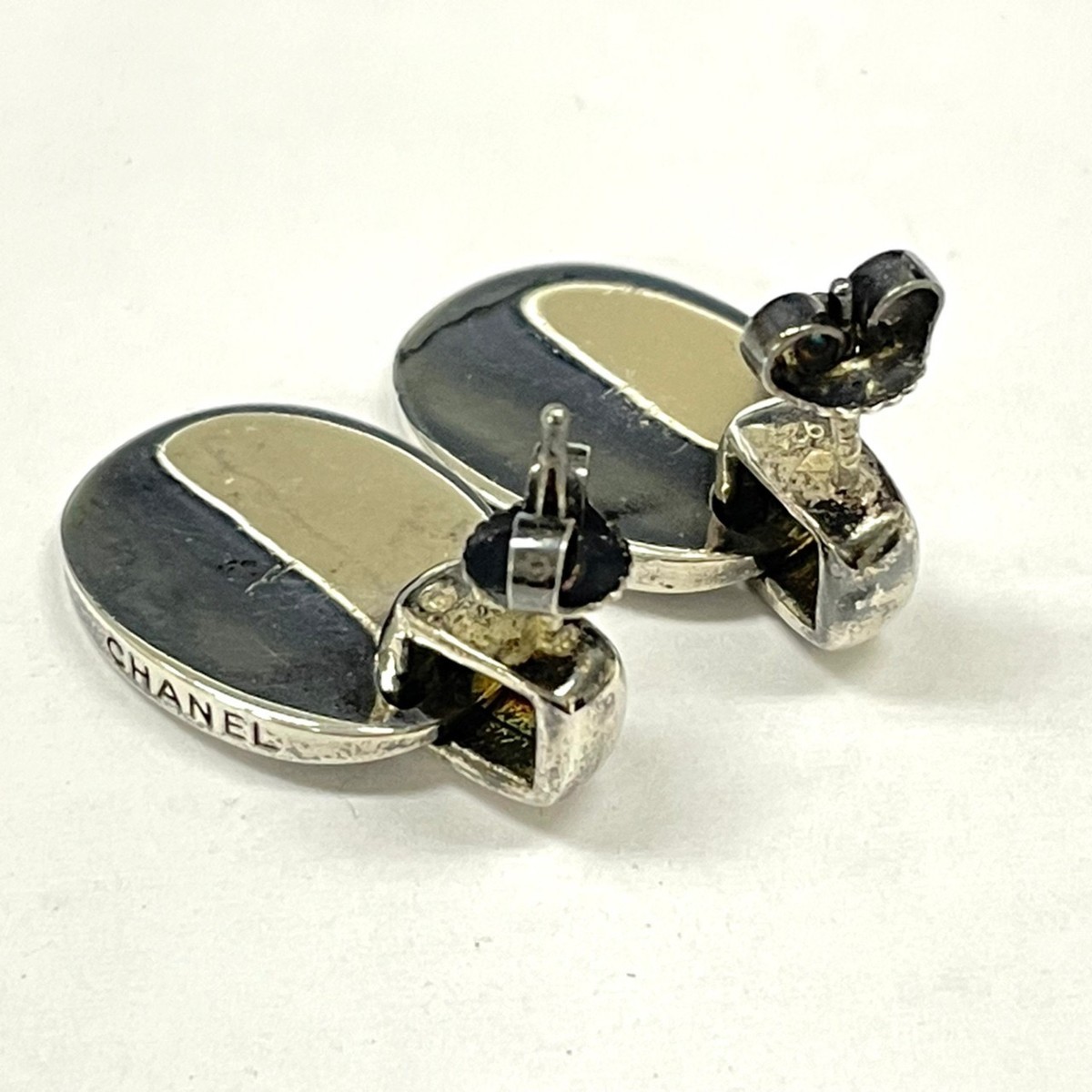 ◇シャネル CHANEL◇ロゴ ピアス シルバー 925 レディース