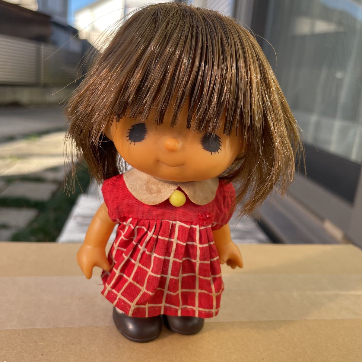 昭和レトロ ソフビ人形 女の子 かわいそうな服 15cmくらい セキグチ ソフビ 売買されたオークション情報 Yahooの商品情報をアーカイブ公開 オークファン Aucfan Com