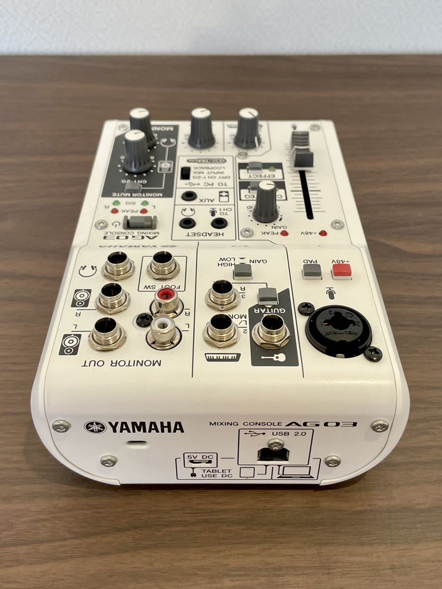 YAMAHA ミキシングコンソール AG03 MIXING CONSOLE(オーディオ YAMAHA ミキシングコンソール AG03 MIXING CONSOLE(オーディオ