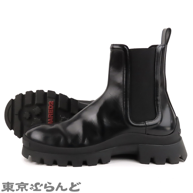 101551215 ディースクエアード Dsquared2 Flat Ankle Boots サイドゴア 