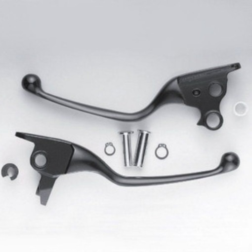 定形外送料無料●NEW(新品)■在庫有★キジマ★ハーレー/ツーリング(08年～)★スリム/ブレーキ/クラッチ/レバー/ブラック★KIJIMA/HD-04366