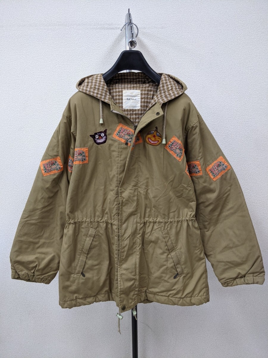 カールヘルム トランプデザイン モッズコート メンズ M 相当 ベージュ 