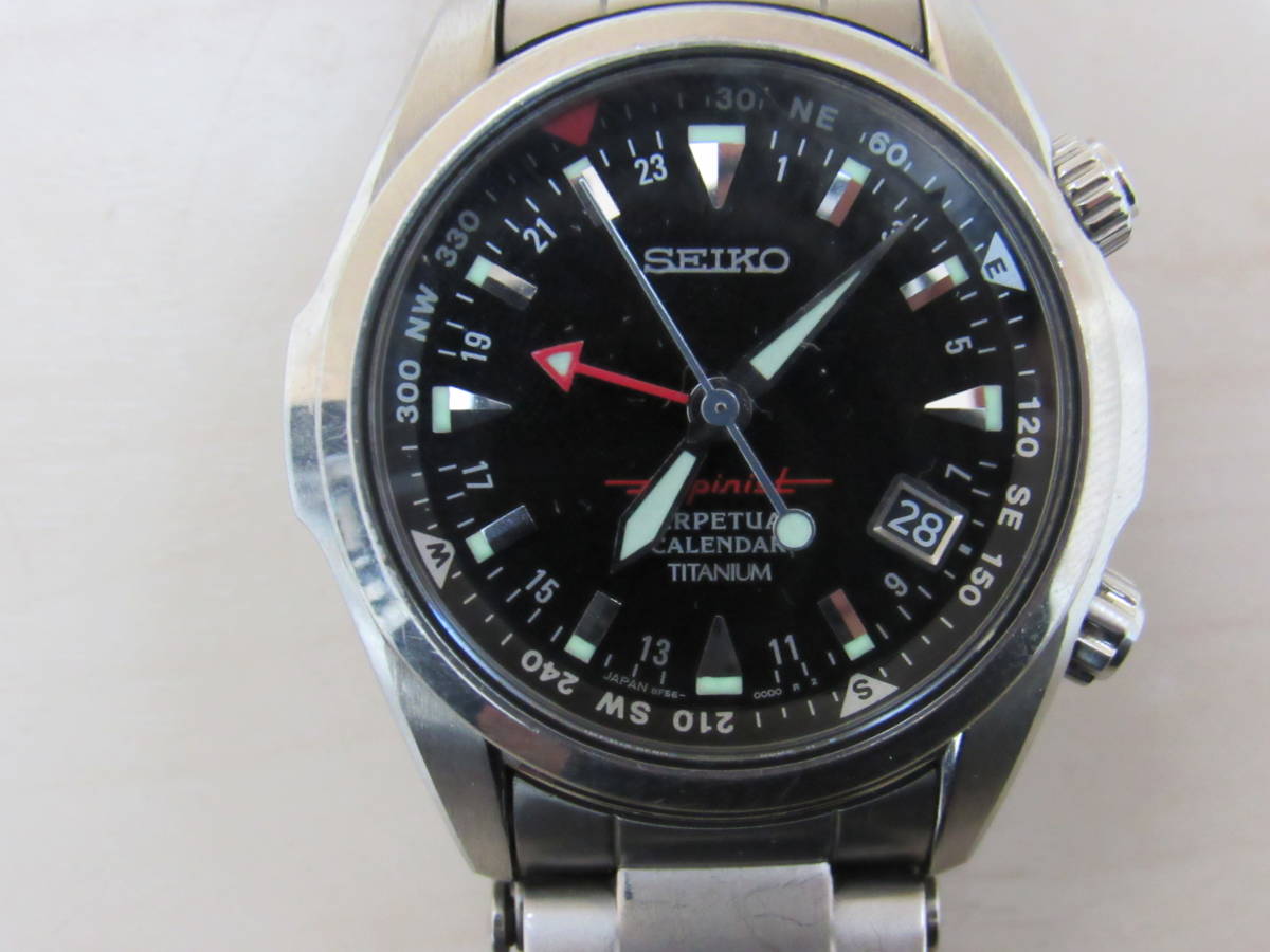超希少モデル】セイコー アルピニスト黒文字盤SEIKO Prospex Alpinist 