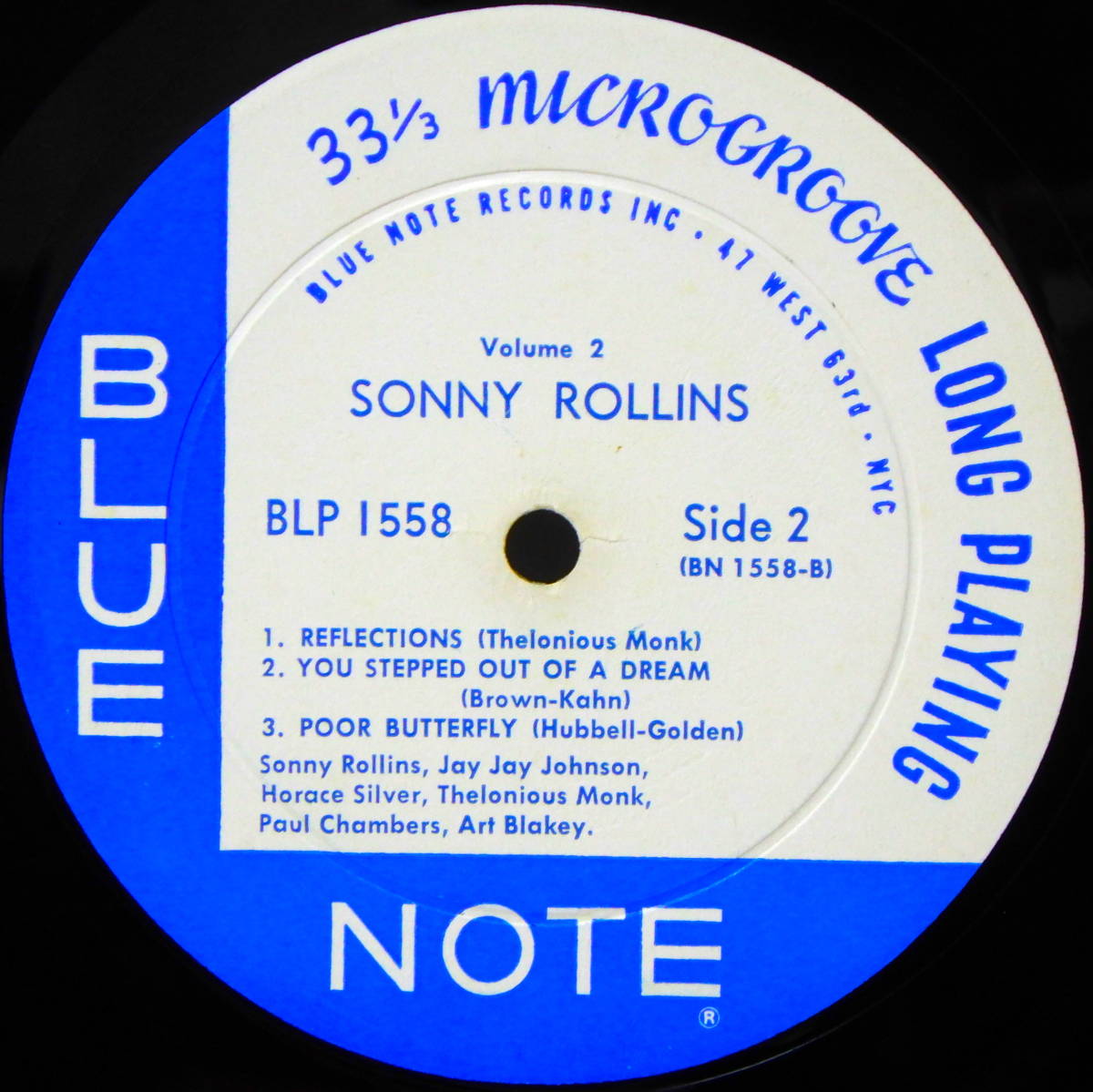 Sonny Rollins Vol. 2 レコード MADE IN USA