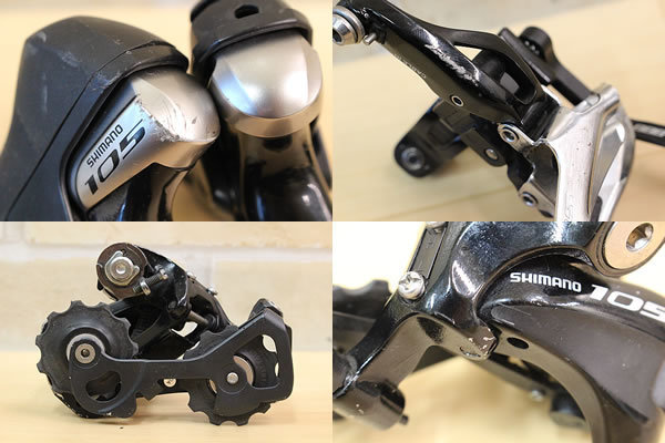 取引終了】Shimano シマノ 105 5800系 STI FD RDセット