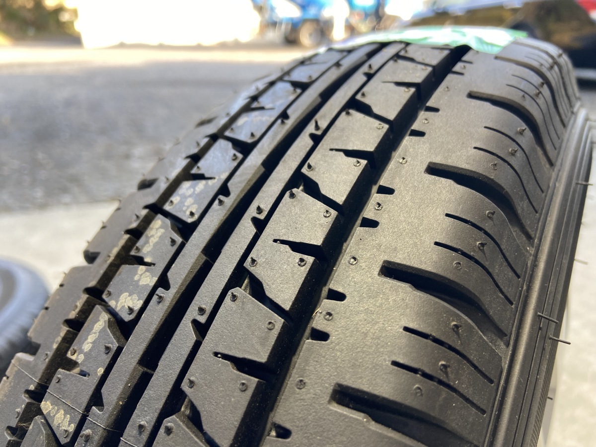 新品タイヤ 4本 ☆ 新車外し スズキ エブリイ 純正 4J ×12 4-100 