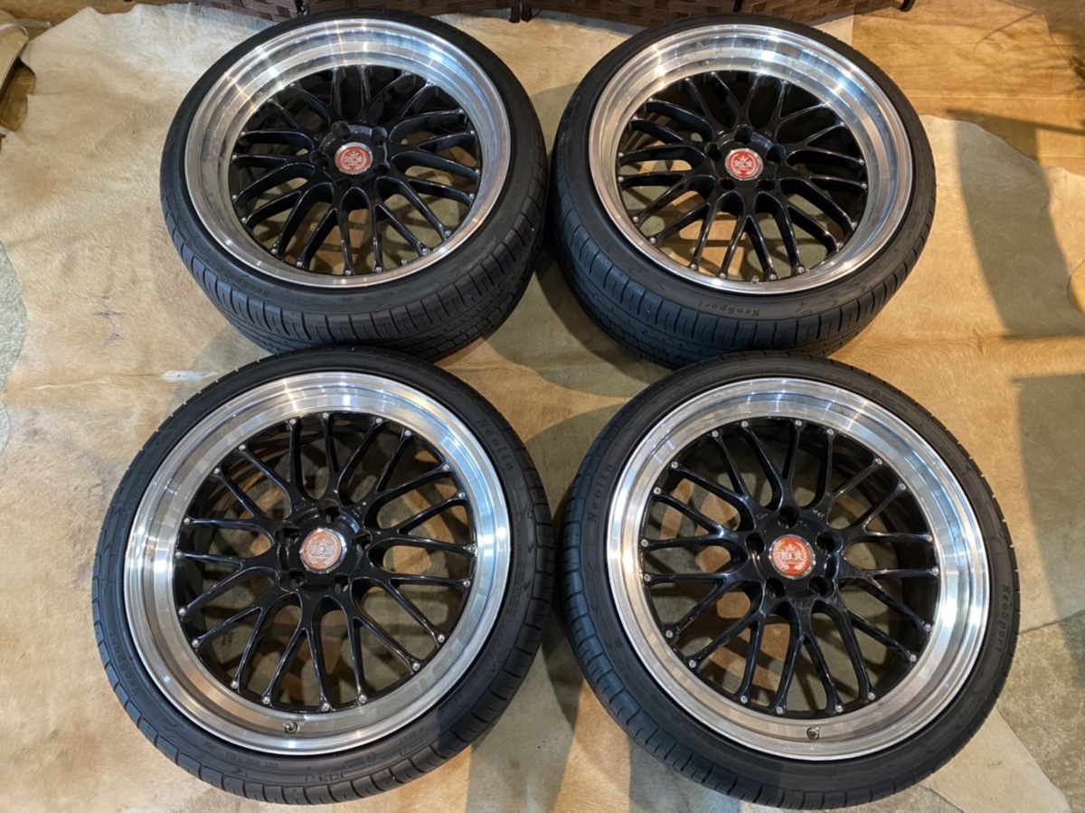 □ レアマイスター ブルネッロ 20×8.5J / 9.5J 各2本 5穴 PCD114.3 ET+ 