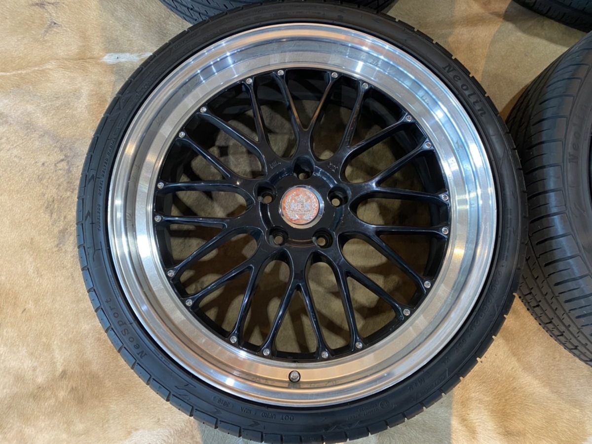 □ レアマイスター ブルネッロ 20×8.5J / 9.5J 各2本 5穴 PCD114.3 ET+ 