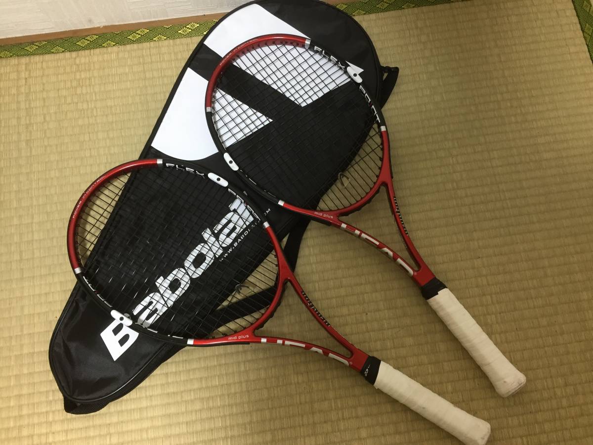 美品！ヘッド(HEAD) FLEXPOINT prestige mid plus テニスラケット2本 