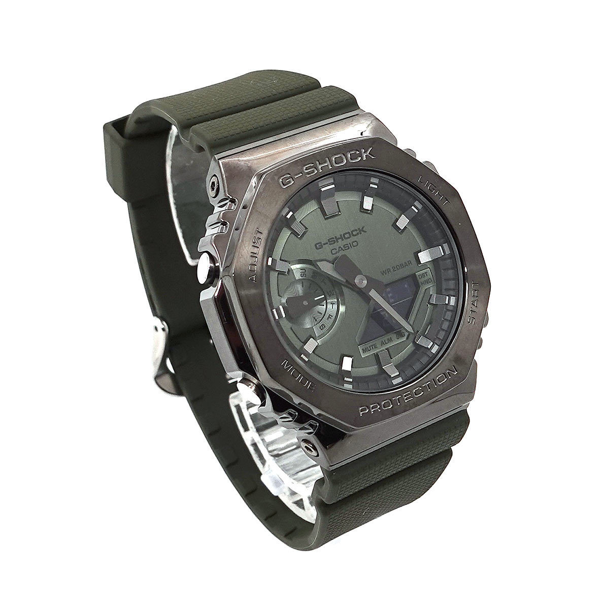 1円□ 極美品 カシオ CASIO G-SHOCK Gショック アナデジ GM-2100B 