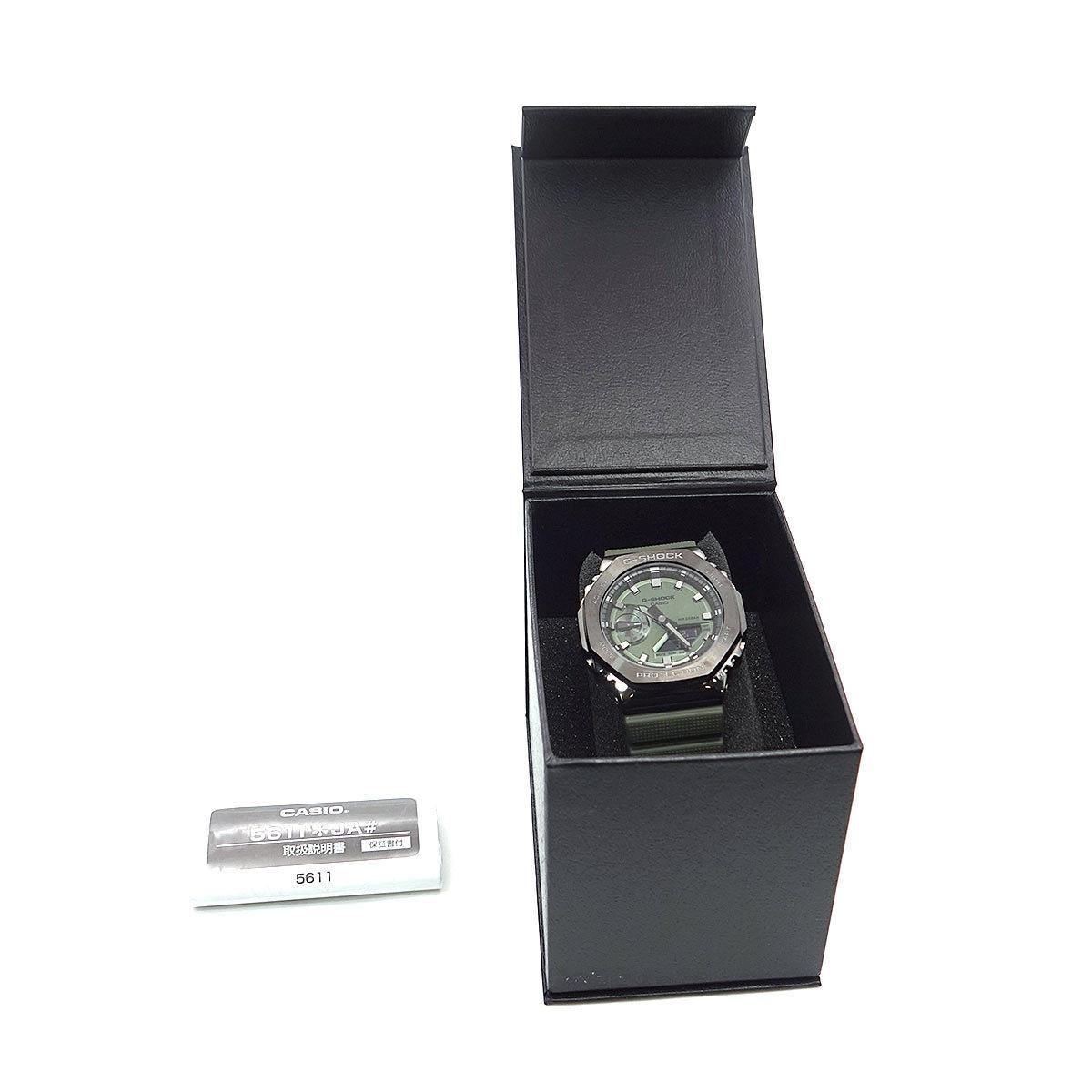 1円□ 極美品 カシオ CASIO G-SHOCK Gショック アナデジ GM-2100B 