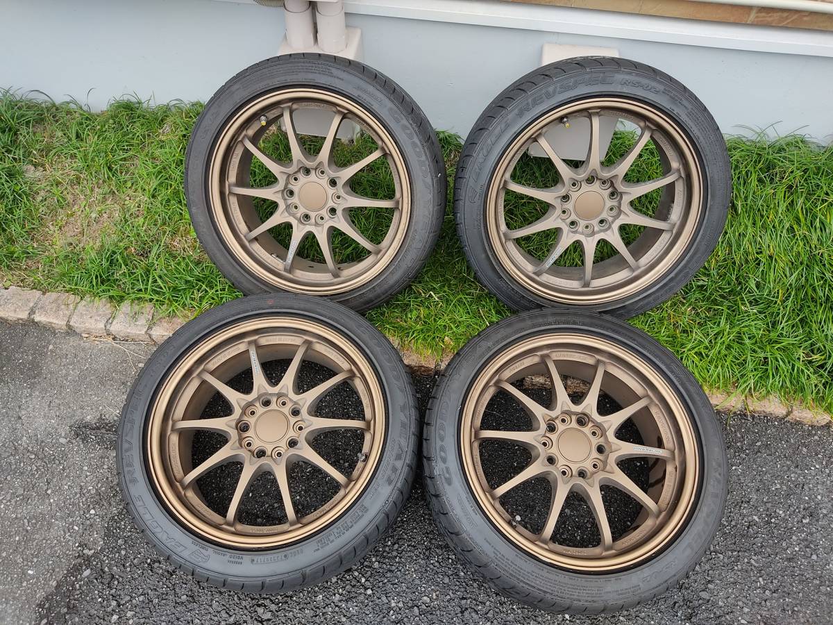 鍛造】RAYS VOLK RACING CE28N 17インチ 7.5j+50 pcd114.3 5H + 