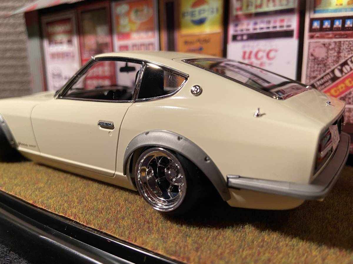 1/24 タミヤ フェアレディ 240ZG カスタム ジオラマ ハヤシ クリア 