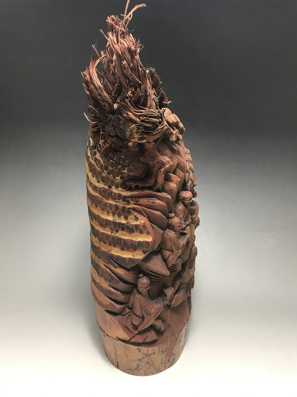 竹根 竹根彫 寿老人 人物 中国美術 古美術 置物 飾物 竹造 彫刻 唐物