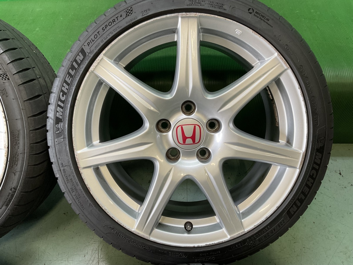 ホンダ シビック FN2 タイプR ユーロ 純正 18×7.5J アルミホイール 4本 