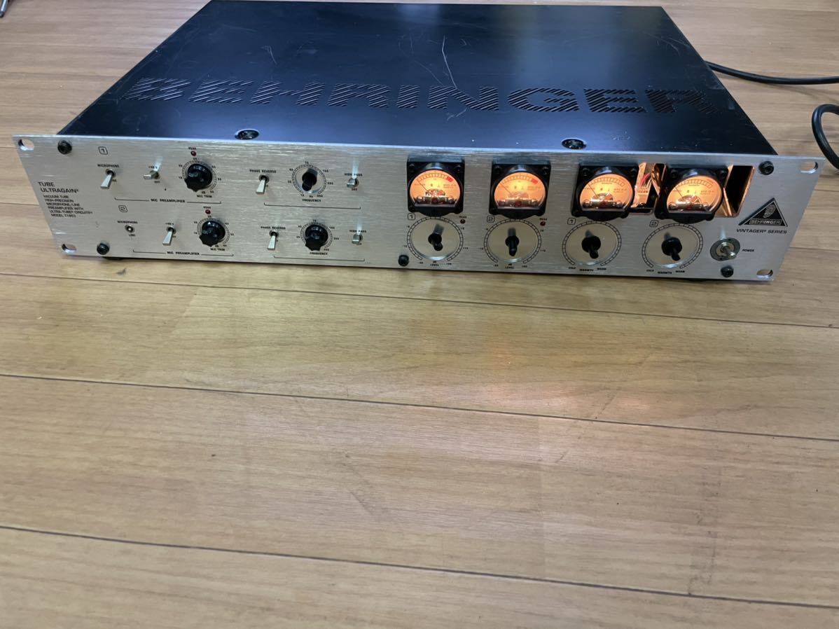 BEHRINGER ベリンガー 真空管マイクプリアンプTUBE ULTRAGAIN T1953