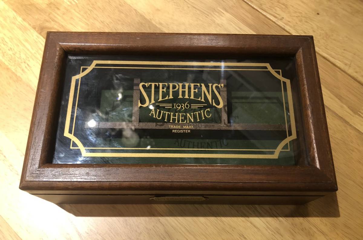STEPHENS コレクションボックス 木製 0 STEPHENS' AUTHENTIC , 木製