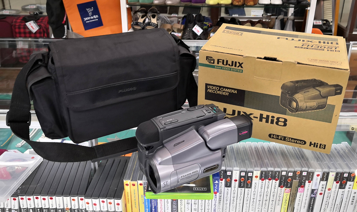 訳あり動作品 フジックス FUJIX-Hi8 8mmビデオカメラ FH30ST 付属品