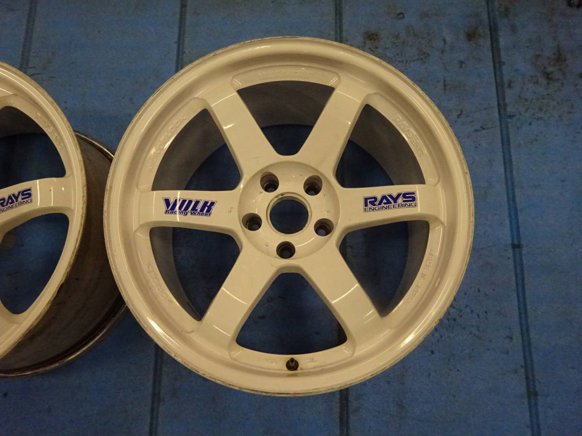 ☆特注☆ RAYS ボルクレーシング TE37 鍛造ホイール 18インチ 9.5J +0 