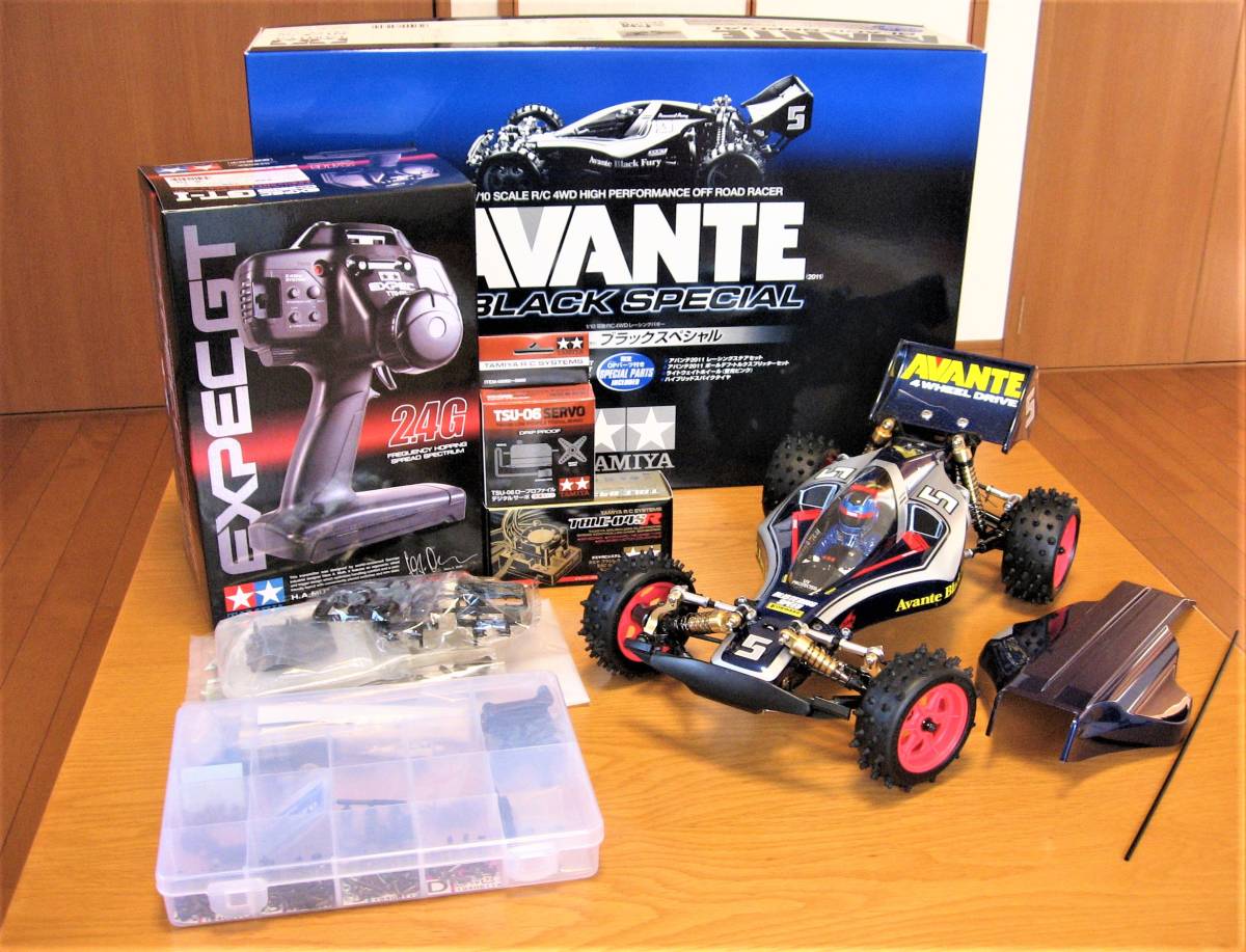タミヤ 1⁄10RC アバンテ （2011） ブラックスペシャル 47390