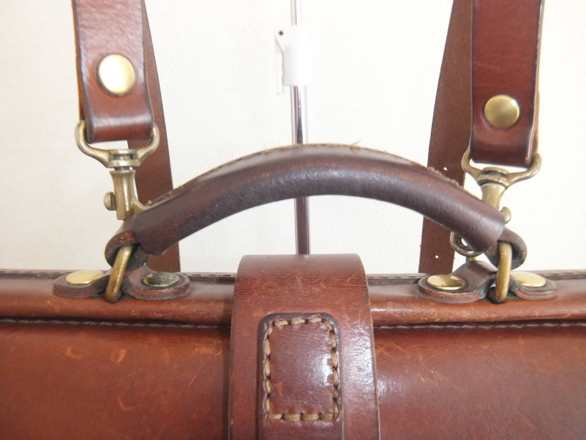 HERZ ヘルツ 3way ダレスバッグ ソフトダレス 本革 肩当てパット×2付き