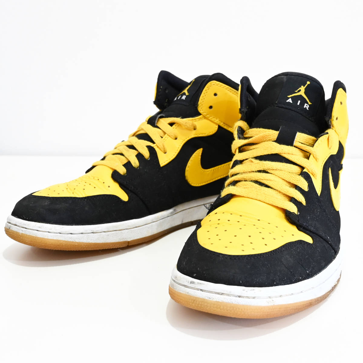 USED】US10 28cm NIKE ナイキ エア ジョーダン 1 Air Jordan 1 黄黒 