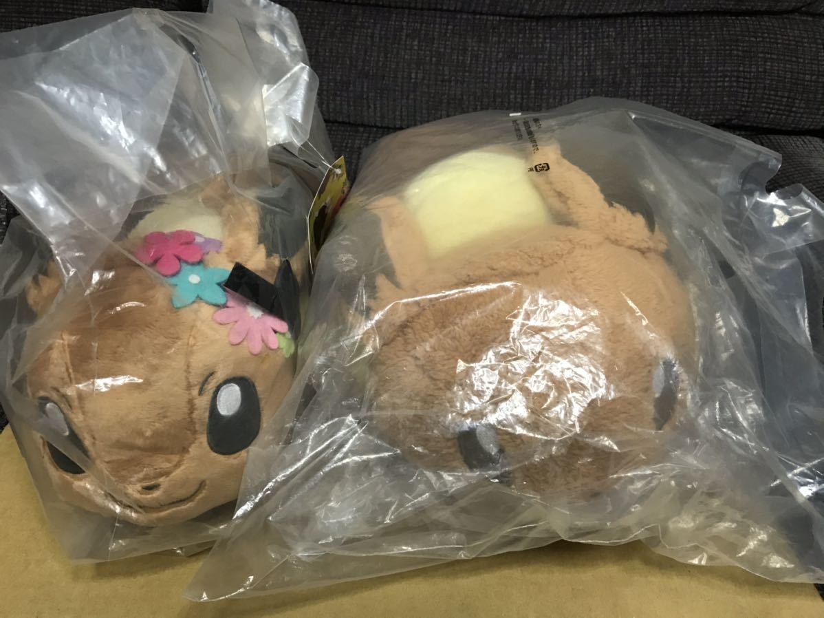 一番くじ Pokemon Collection くじ 17 B賞 イーブイふんわりぬいぐるみ Eievui Flowers B賞 寝そべりぬいぐるみ セット ポケモン ポケットモンスター 売買されたオークション情報 Yahooの商品情報をアーカイブ公開 オークファン Aucfan Com