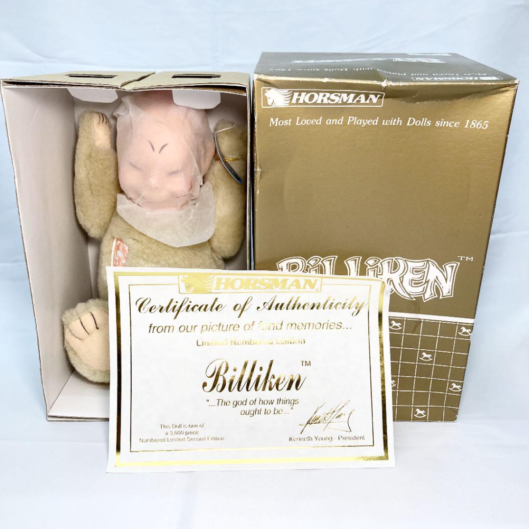 新品未使用 ビリケンキューピー BiLLiKEN ビリケン ぬいぐるみ HORSMAN