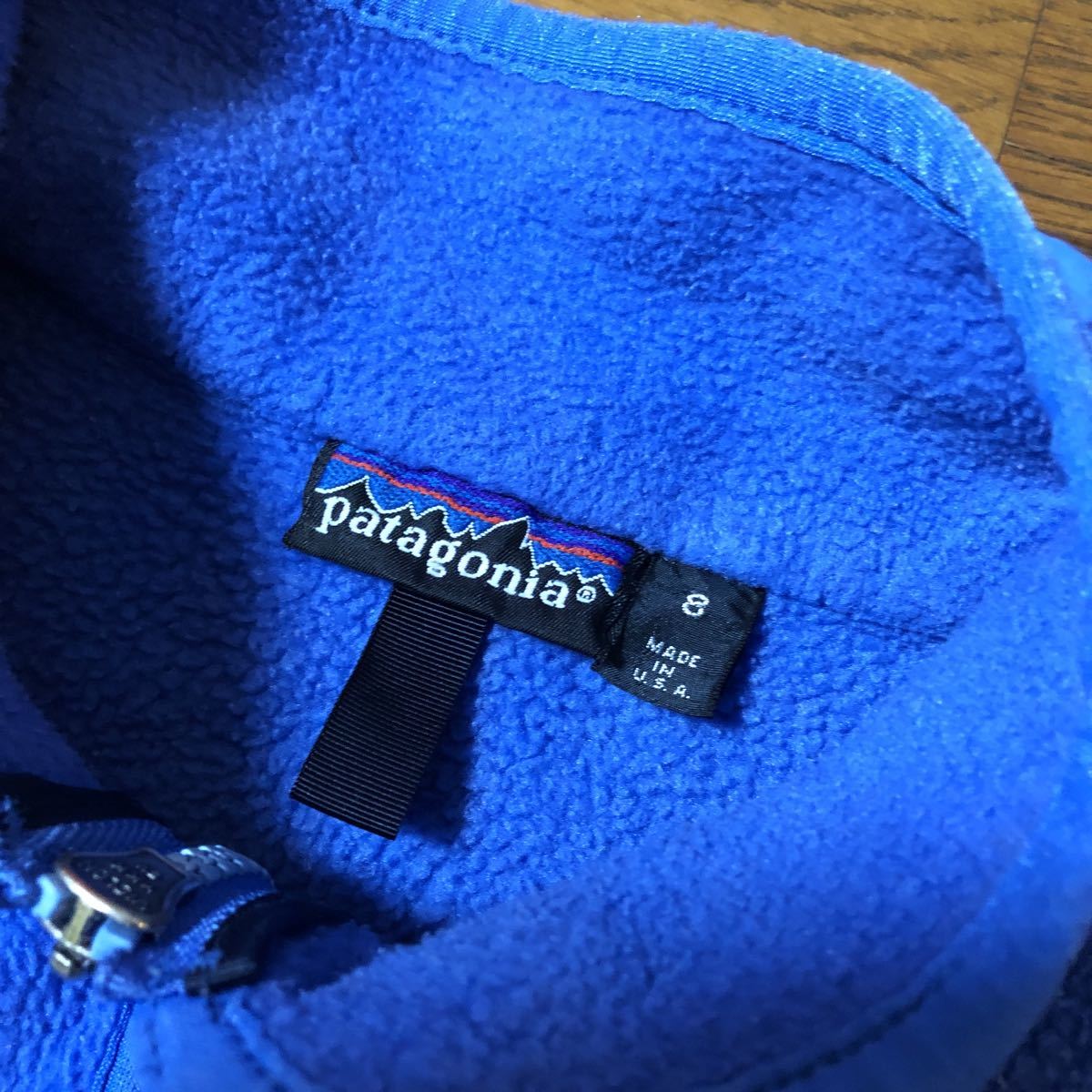 patagonia kids8 フリース USA製_4