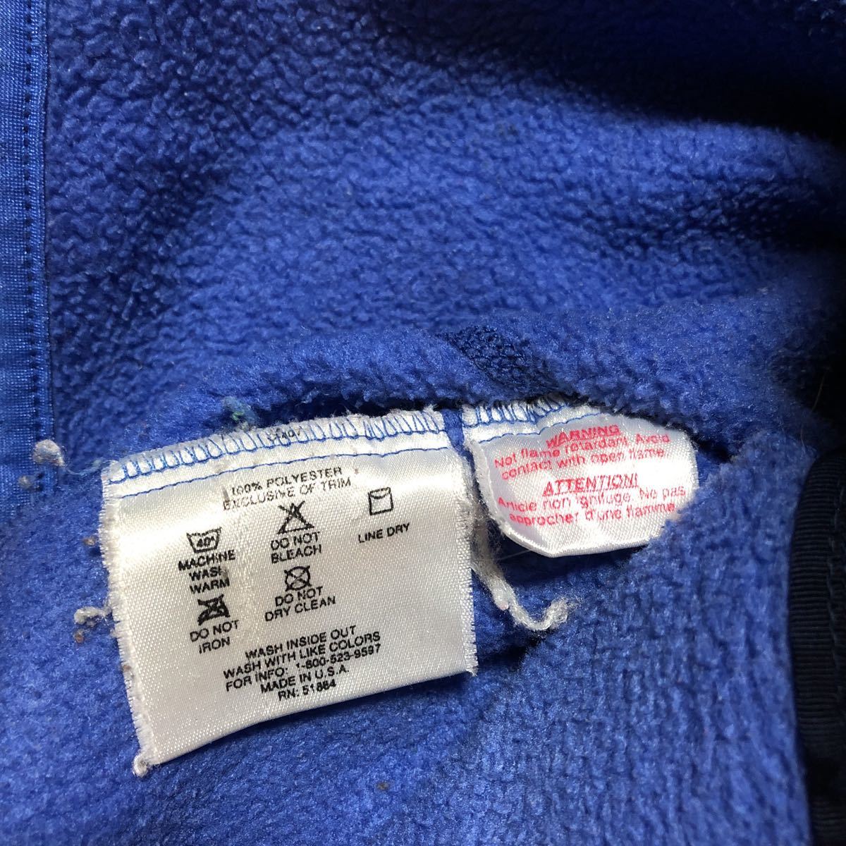 patagonia kids8 フリース USA製_5