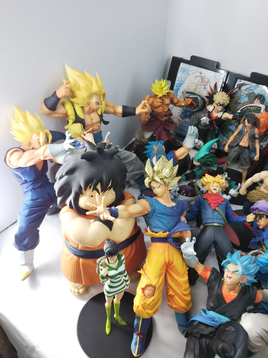 ジャンク アニメ フィギュア まとめ売り 5体セット　ワンピース ドラゴンボール ドラゴンボール ワンピース 他 ジャンプ アニメキャラ フィギュア大量