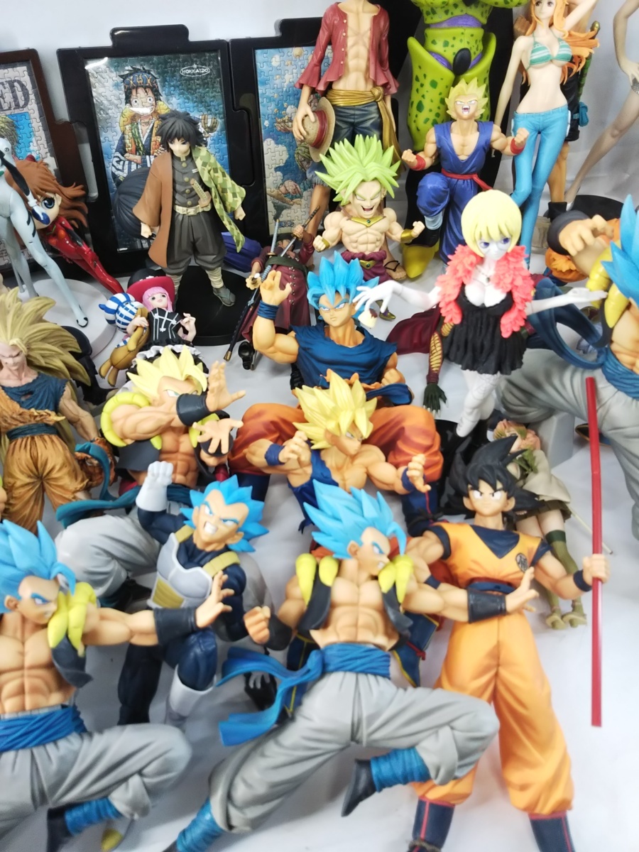 ジャンク アニメ フィギュア まとめ売り 5体セット　ワンピース ドラゴンボール ドラゴンボール ワンピース 他 ジャンプ アニメキャラ フィギュア大量