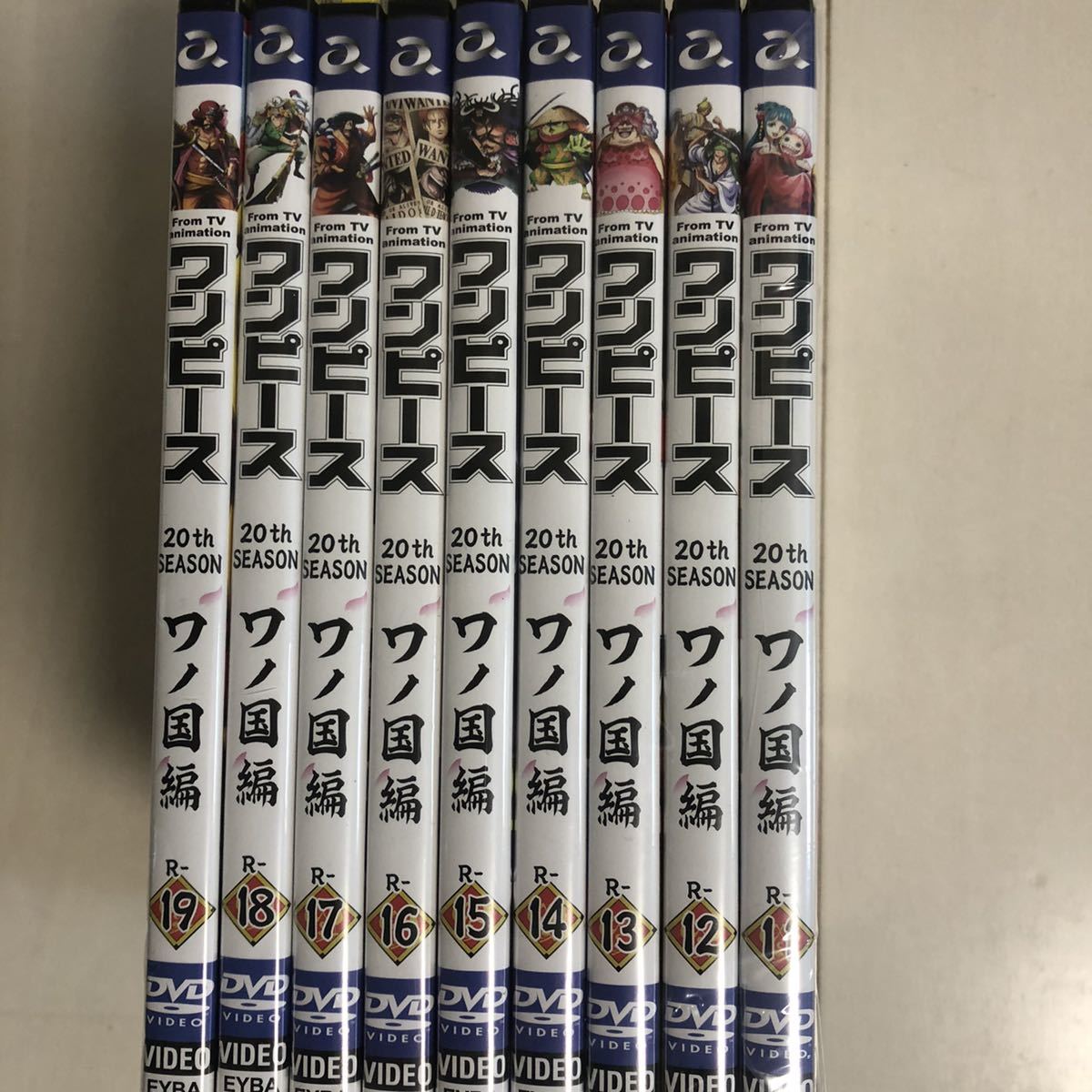 Onepiece ワンピース Dvd thseason ワノ国編 11 19巻セット わ行 売買されたオークション情報 Yahooの商品情報をアーカイブ公開 オークファン Aucfan Com