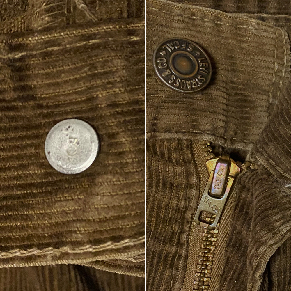 ビッグE 60s ビンテージ リーバイス Levis 518 519 コーデュロイパンツ 