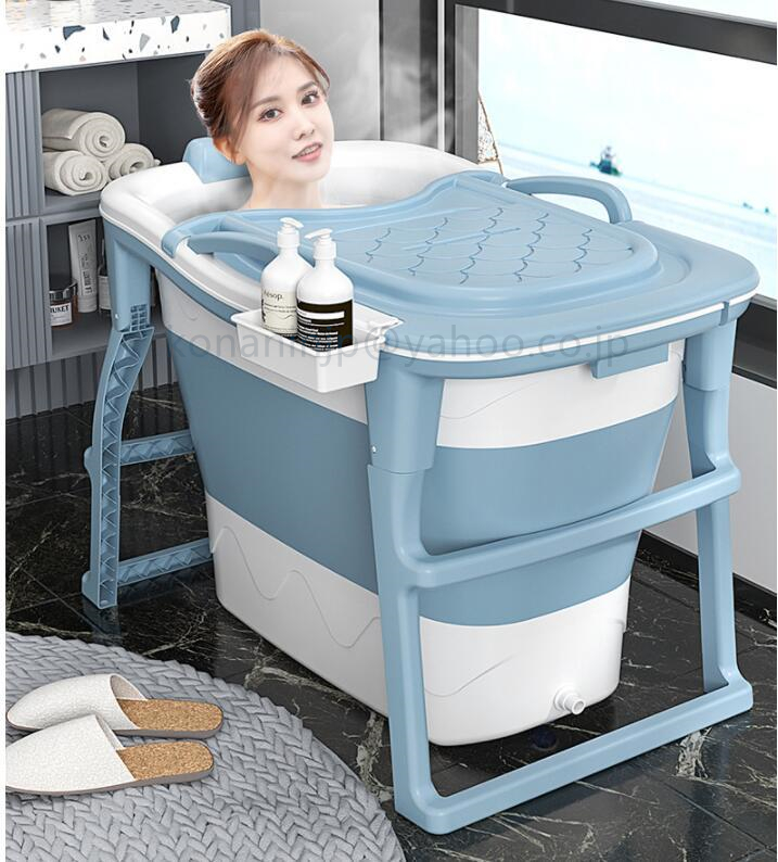 強くお勧め☆大浴槽大人子供の折りたたみ浴槽大人の入浴バレル蒸し