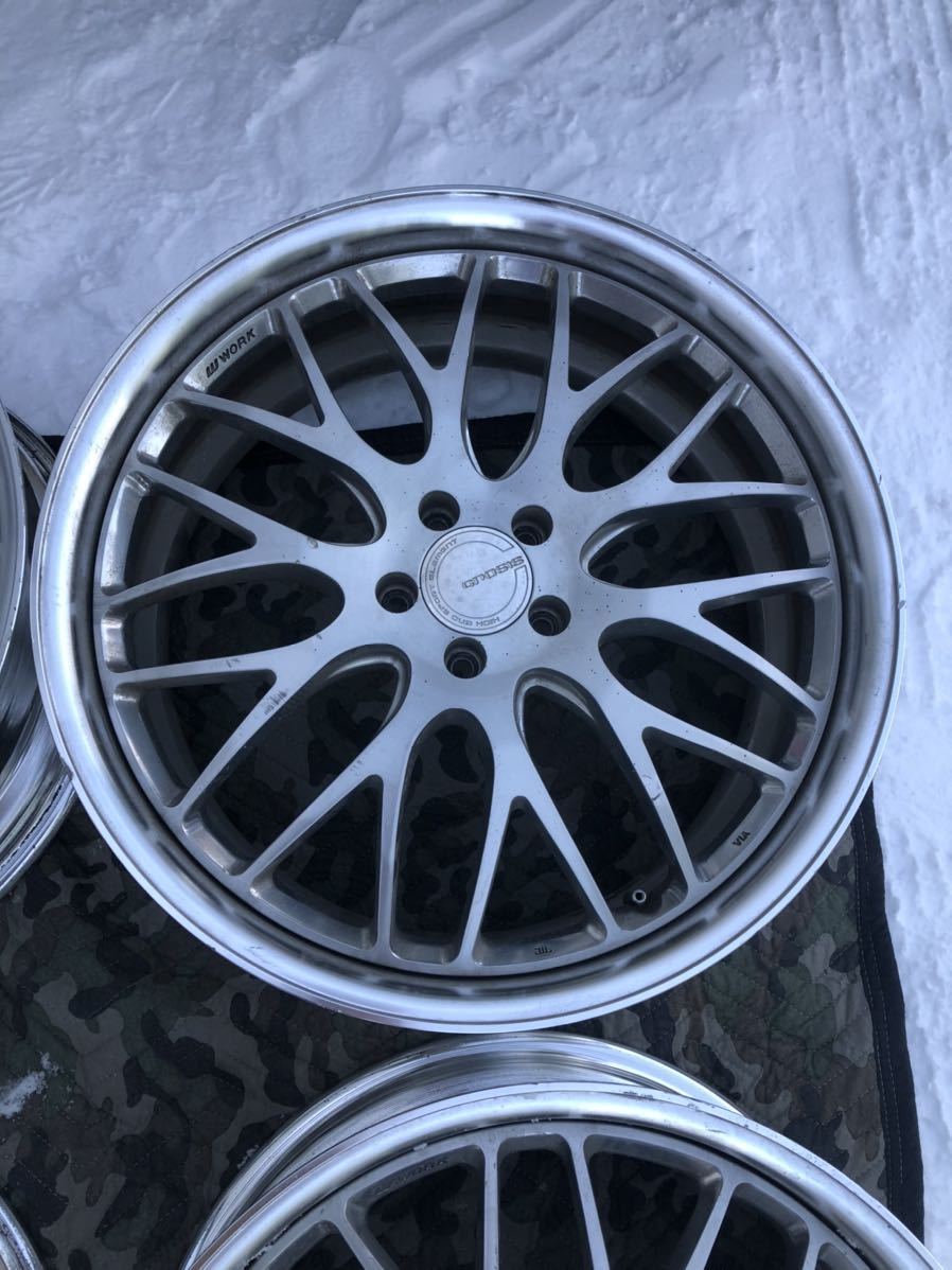 WORK グノーシス GH2 19×7.5J オフセット+47 PCD100 5穴 4本セット 