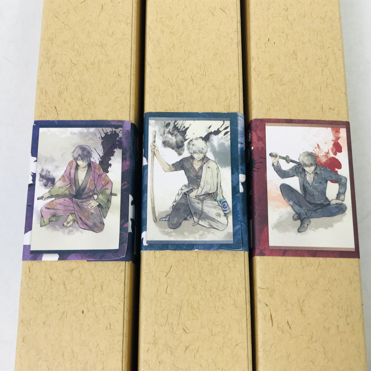 中古品 ムービック 銀魂 掛け軸 タペストリー A B D 3種セット 坂田銀 