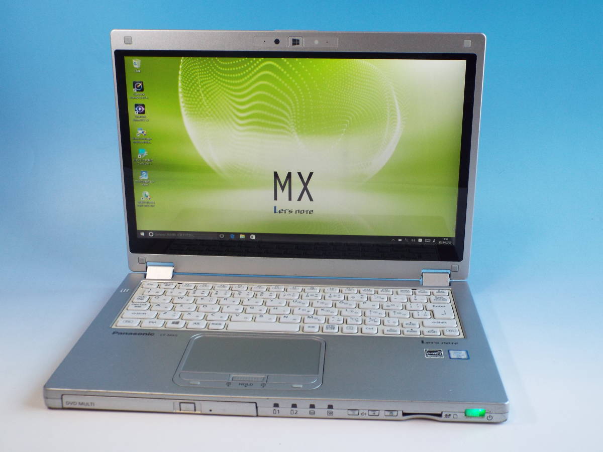 お得即決！レッツノートMX5 Core i5(6300U)2.4Ghz/4GB/SSD128GB/DVD/カメラ/12.5タッチ/Windows10/DtoD/Bluetooth/消毒済　Ver.4