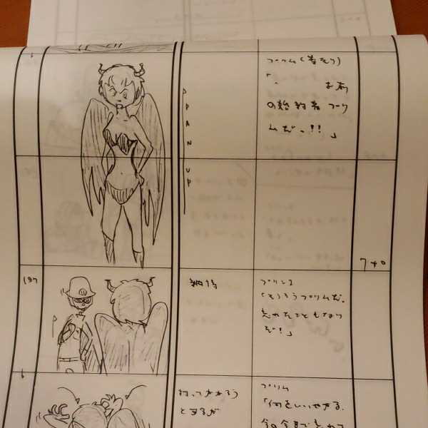 超希少品 直筆うる星やつら 絵コンテ #45 227コマ 96ページ コピー 