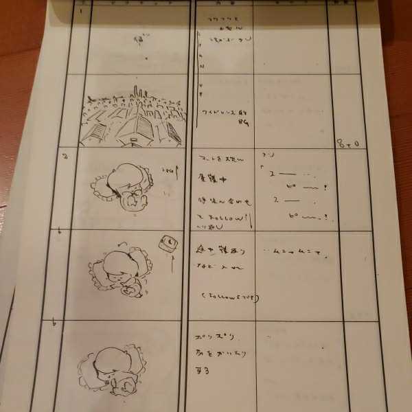 超希少品 直筆うる星やつら 絵コンテ #45 227コマ 96ページ コピー 