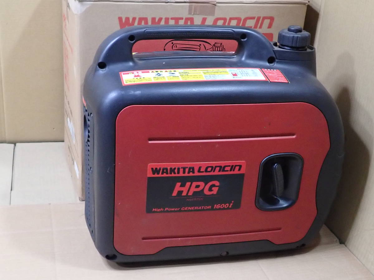 ワキタ WAKITA インバーター発電機 HPG1600i MEIHO 発電機 100V 1.6KVA 