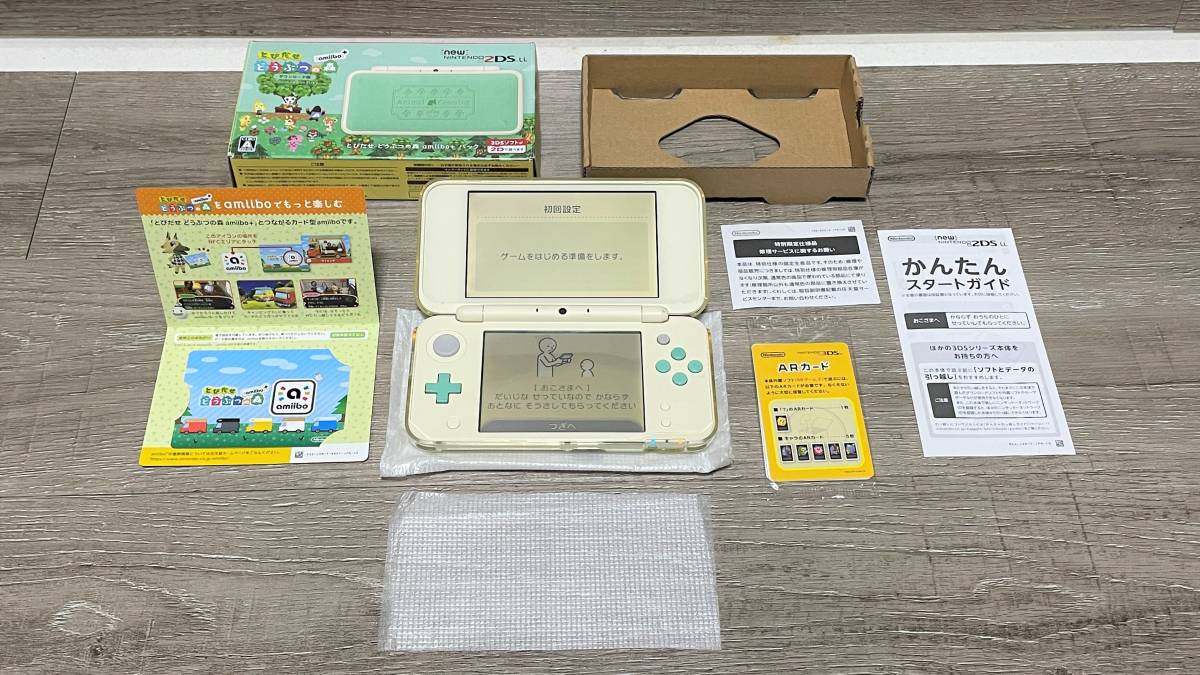 2dsll New ニンテンドー2dsll 特別仕様 再ダウンロード確認済み とびだせ どうぶつの森 Amiibo パック ニンテンドー3ds Ll本体 売買されたオークション情報 Yahooの商品情報をアーカイブ公開 オークファン Aucfan Com