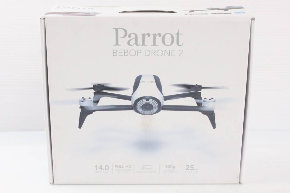 新作，HOT 874 品 パロット Parrot Bebop2 カメラ付 ドローン ホワイト PF726073 1080p-30FPS-H264 1300万画素 8GB 飛行時間：25分(ドローン本体)｜売買されたオークション情報、yahooの商品情報をアーカイブ公開 - オー ドローン本体