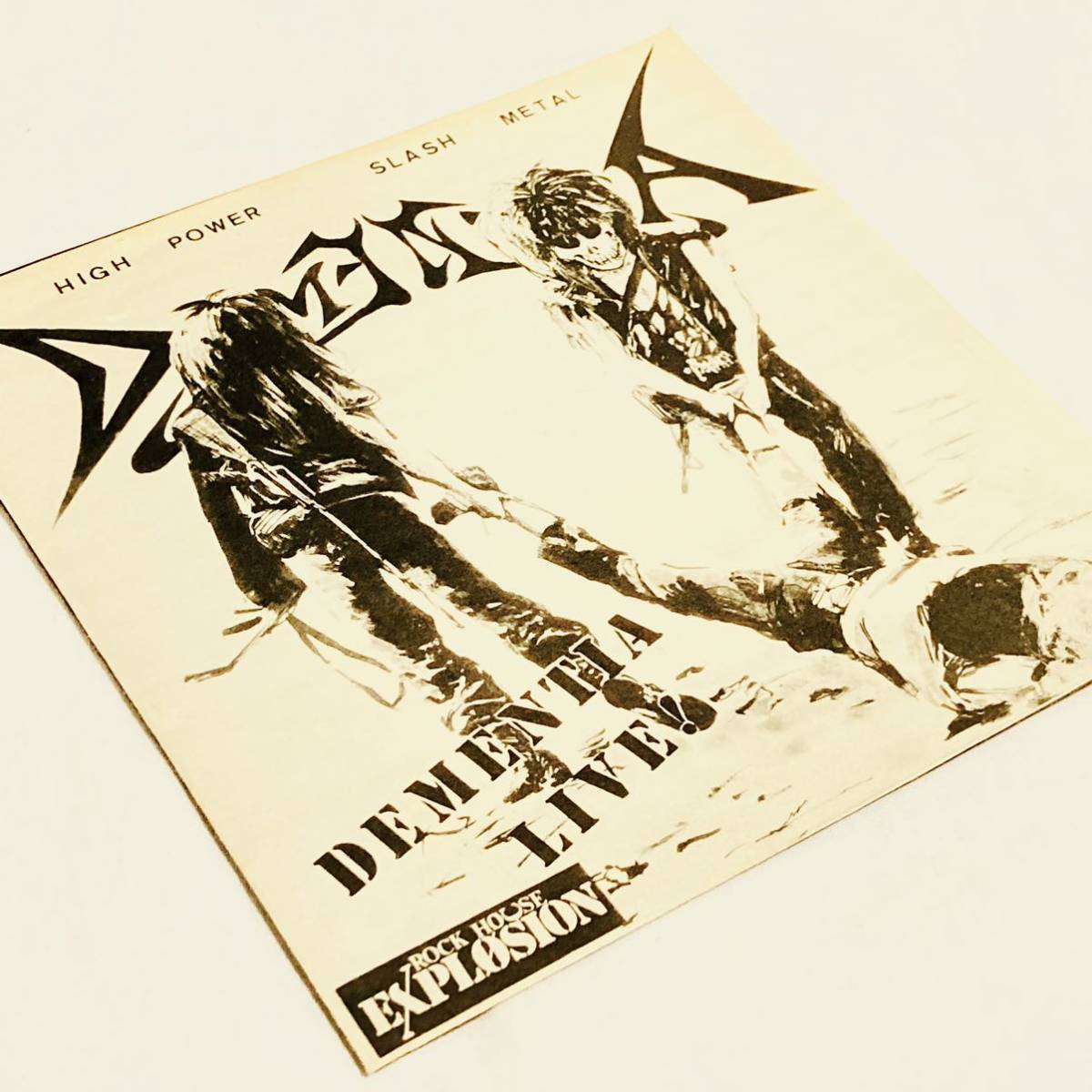 DEMENTIA ディメンシア LIVEレコード 沢田泰司TAIJI X JAPAN YOSHIKI
