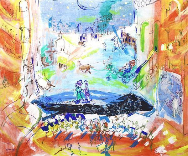 江花道子 油彩 『コンサートⅣ』 キャンバス12号 イタリア 真作】【WISH】江花道子 油彩 50号大 大作 1985年作 〇在イタリア画家
